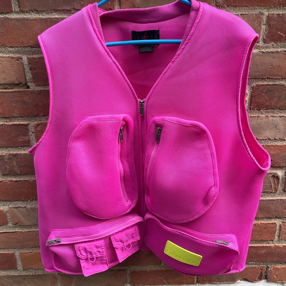 RARE Mesh Pink JUMPMAN Vest